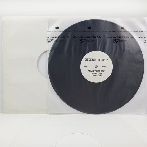 Mobb Deep In Too Deep Vinyl Record Remix Single VTG 90s White Label Rap VG+/EX - Picture 1 of 11